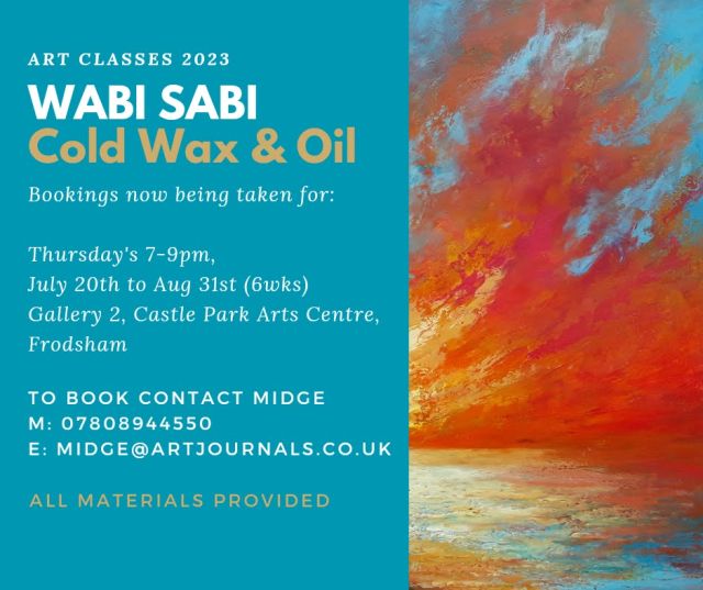Cold Wax and Oil Wabi Sabi workshops